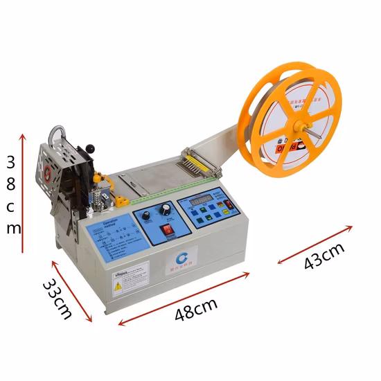 Automatic Computer Hot Cutting Belt Tape Ribbon Cutting Machine