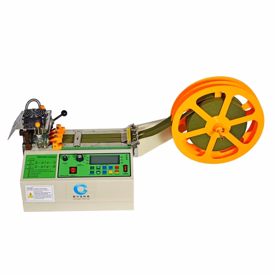 Automatic Computer Hot Cutting Belt Tape Ribbon Cutting Machine